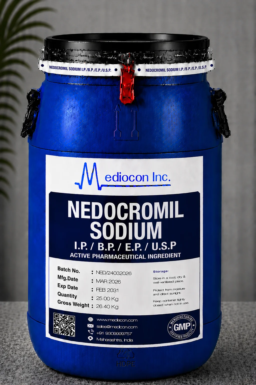 Nedocromil Sodium API Supplier Manufacturer Aurangabad Maharashtra India &mdash; Mediocon Inc