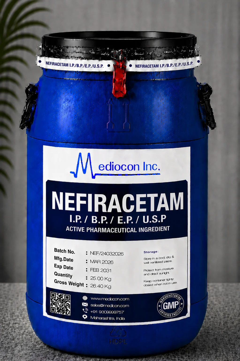 Nefiracetam API Supplier Manufacturer Aurangabad Maharashtra India &mdash; Mediocon Inc