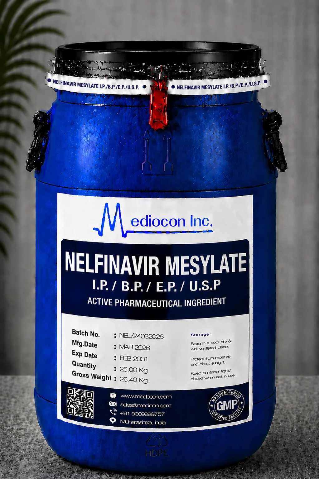 Nelfinavir Mesylate API Supplier Manufacturer Aurangabad Maharashtra India &mdash; Mediocon Inc