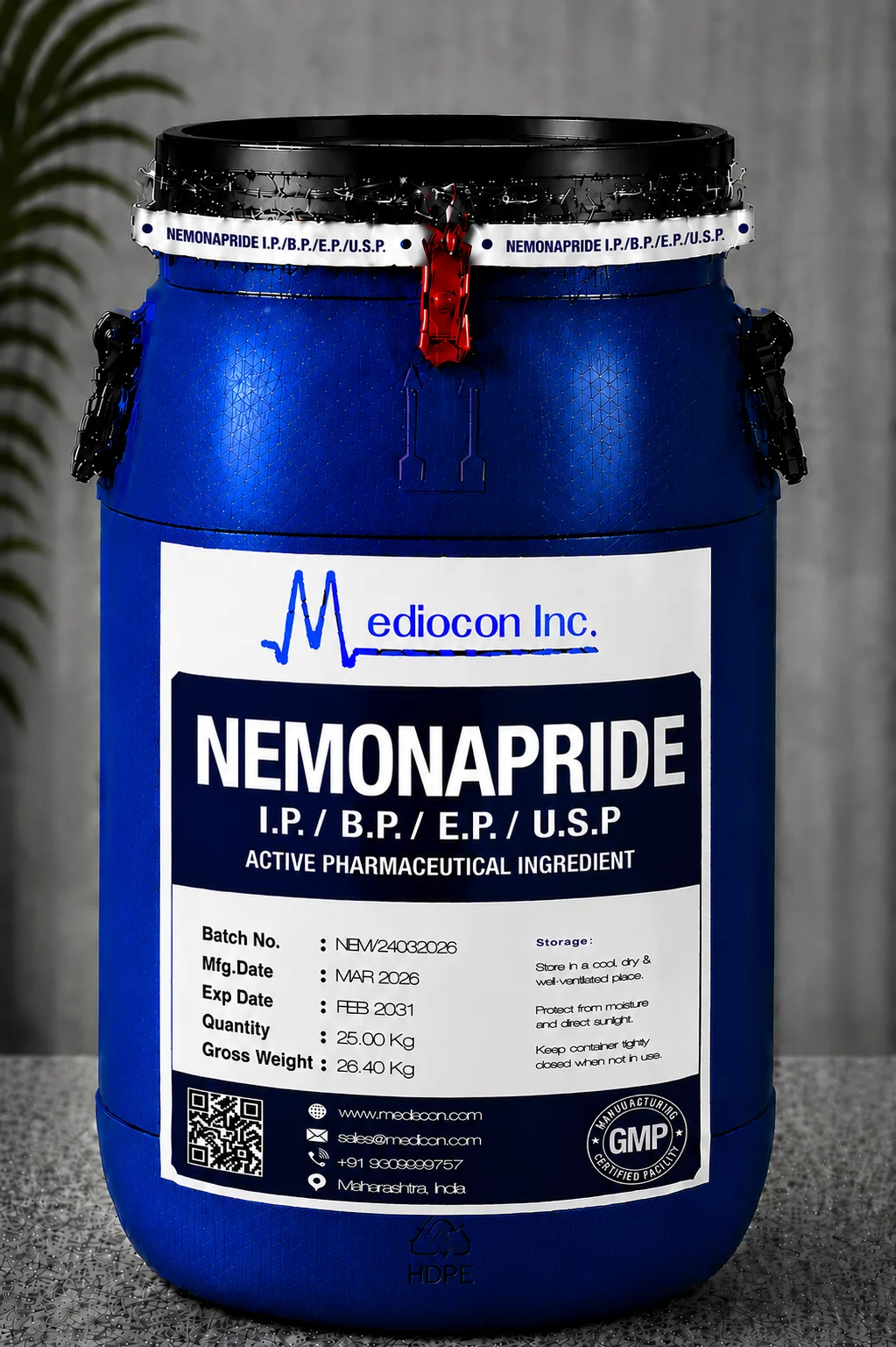 Nemonapride API Supplier Manufacturer Aurangabad Maharashtra India &mdash; Mediocon Inc