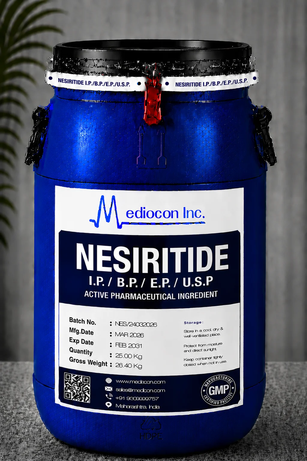Nesiritide API Supplier Manufacturer Aurangabad Maharashtra India &mdash; Mediocon Inc