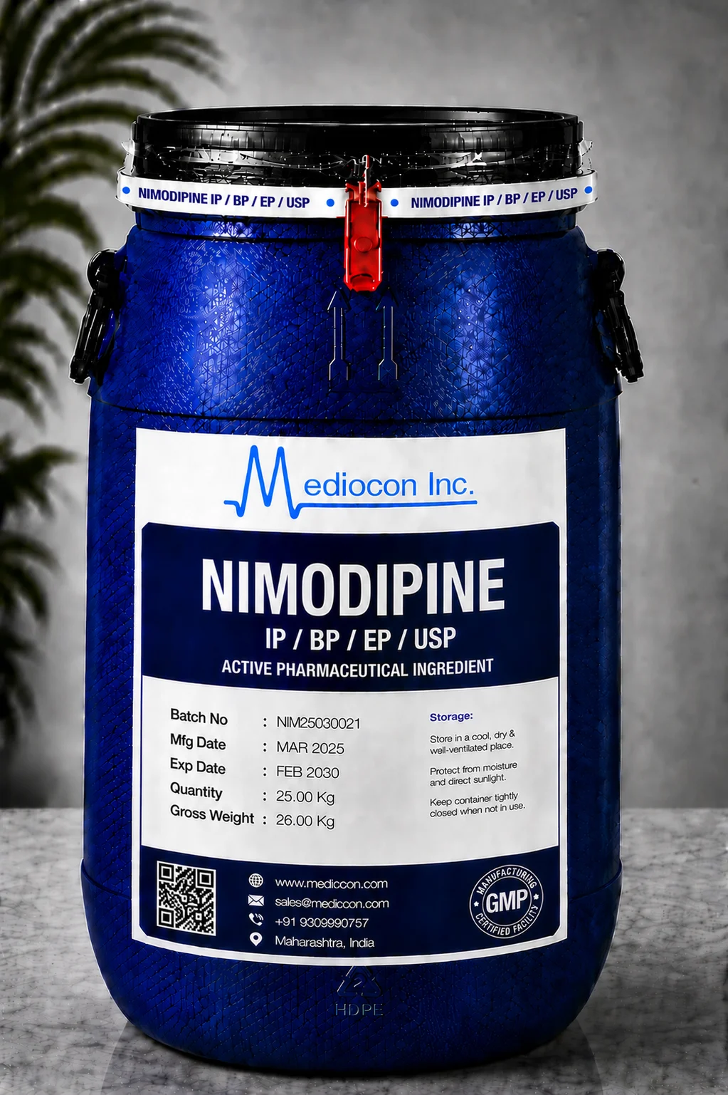 Nimodipine API Supplier Manufacturer Aurangabad Maharashtra India &mdash; Mediocon Inc