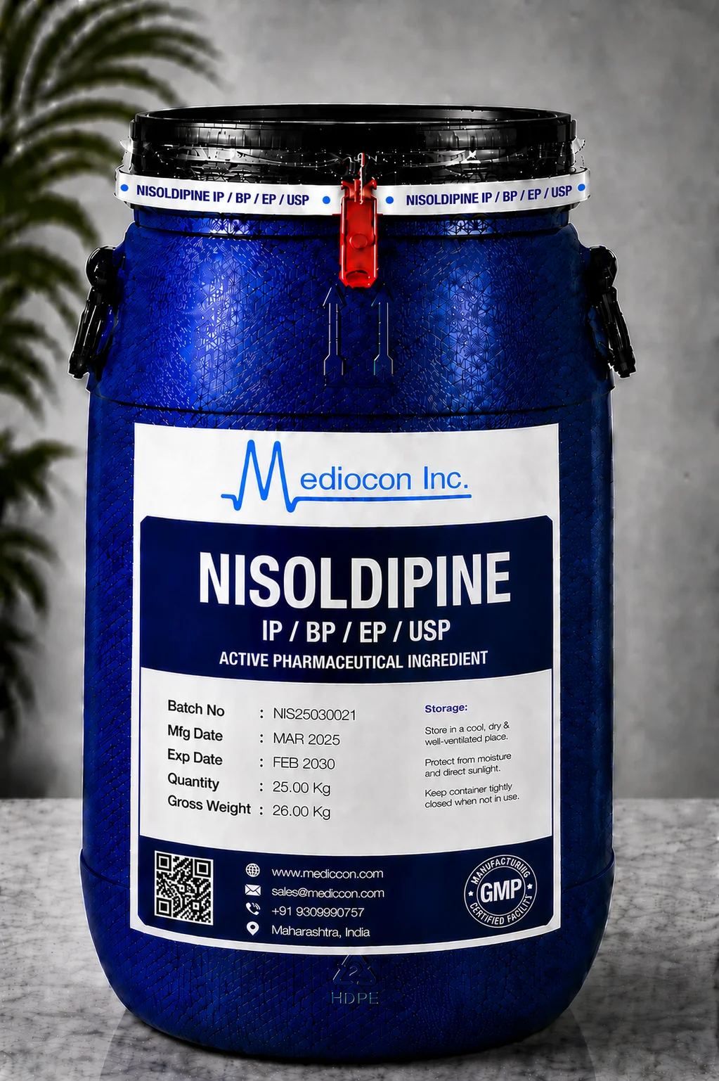 Nisoldipine API Supplier Manufacturer Aurangabad Maharashtra India &mdash; Mediocon Inc