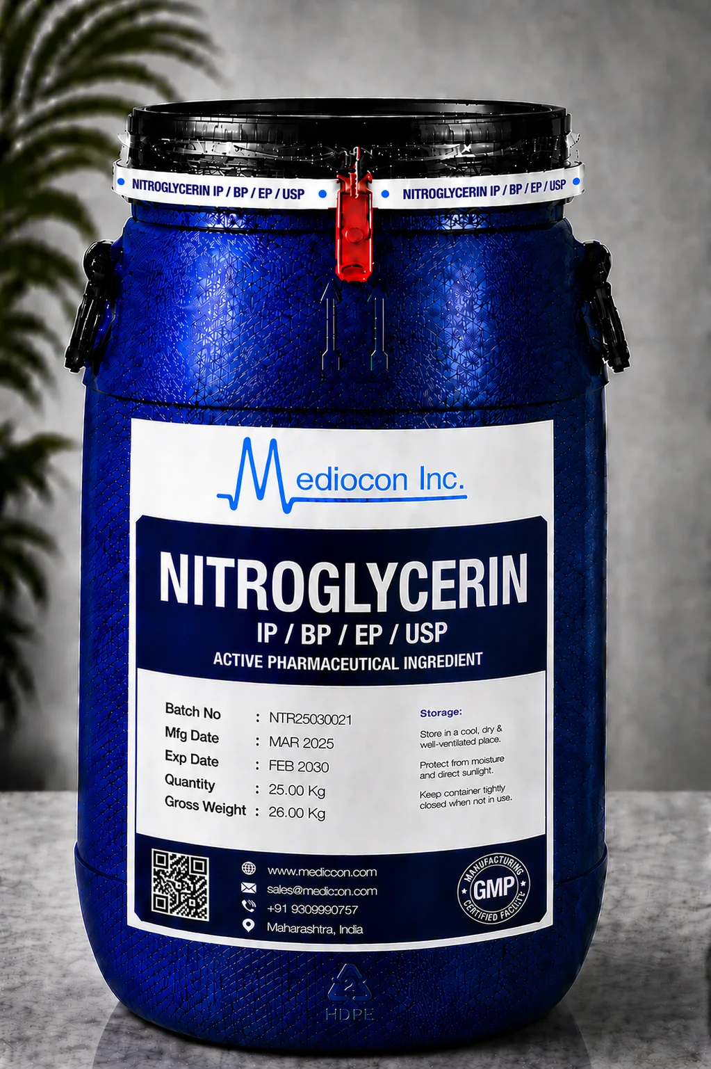 Nitroglycerin API Supplier Manufacturer Aurangabad Maharashtra India &mdash; Mediocon Inc