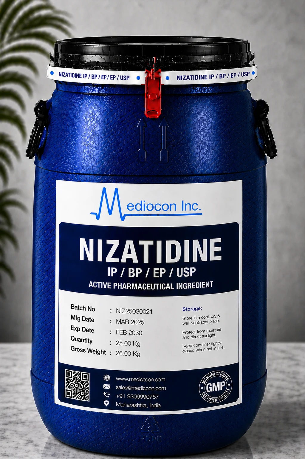 Nizatidine API Supplier Manufacturer Aurangabad Maharashtra India &mdash; Mediocon Inc