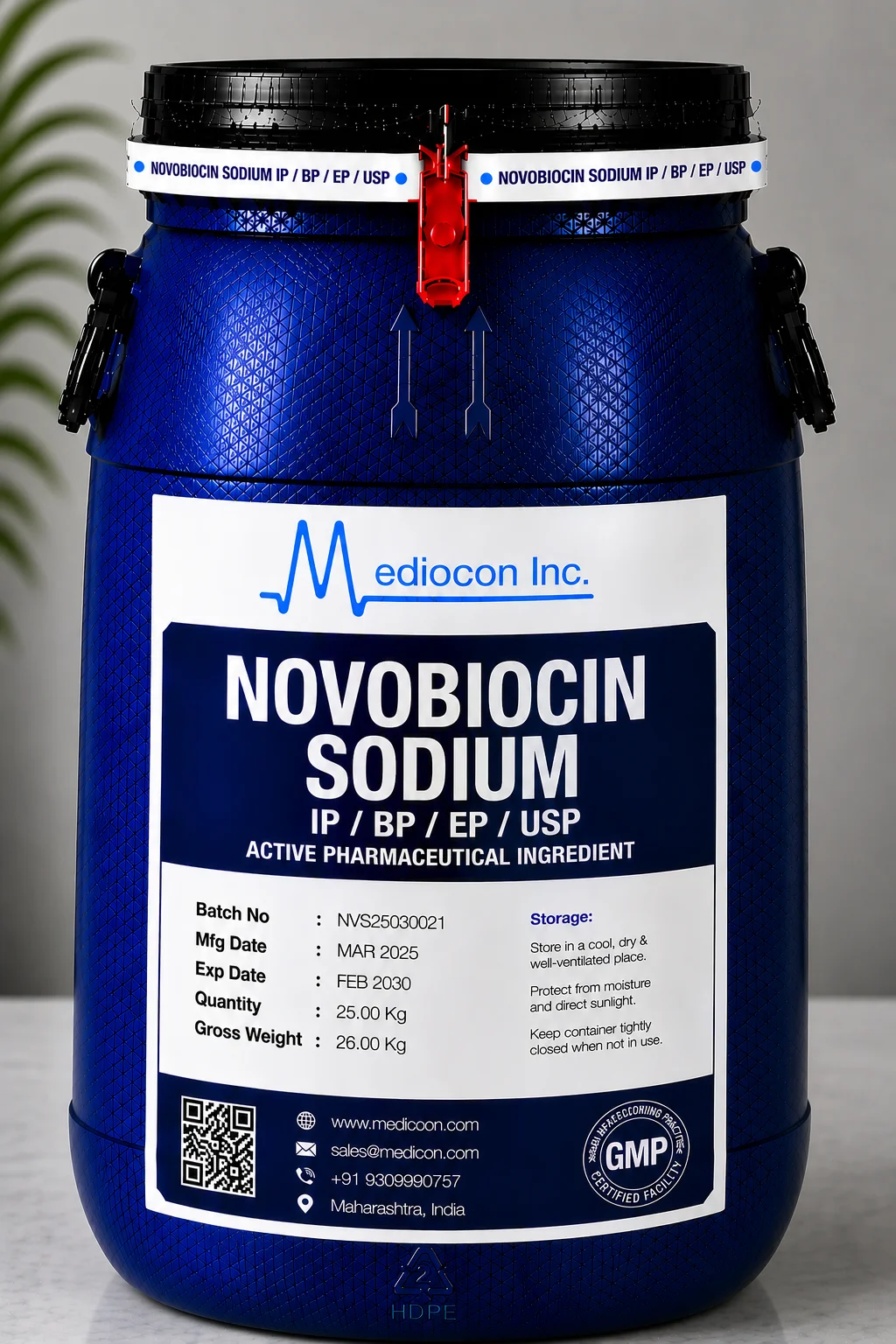 Novobiocin Sodium API Supplier Manufacturer Aurangabad Maharashtra India &mdash; Mediocon Inc