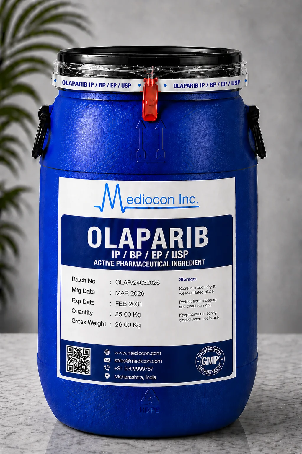 Olaparib API Supplier Manufacturer Aurangabad Maharashtra India &mdash; Mediocon Inc