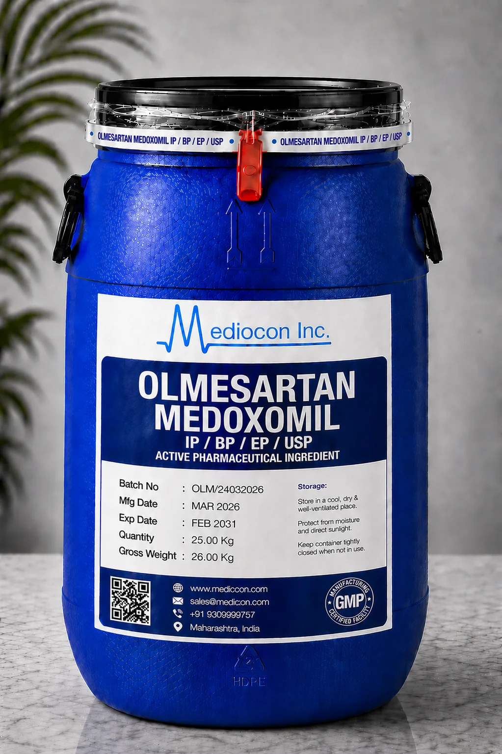 Olmesartan Medoxomil API Supplier Manufacturer Aurangabad Maharashtra India &mdash; Mediocon Inc