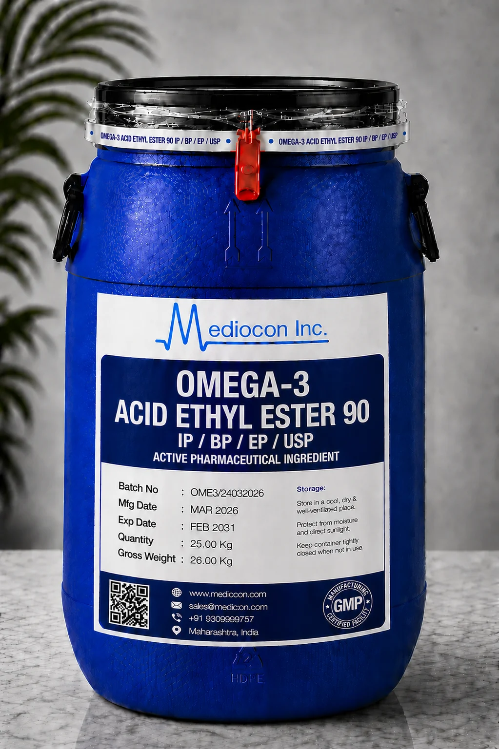 Omega-3 Acid Ethyl Ester 90 API Supplier Manufacturer Aurangabad Maharashtra India &mdash; Mediocon Inc