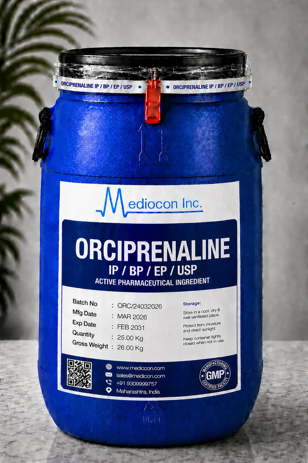 Orciprenaline API Supplier Manufacturer Aurangabad Maharashtra India &mdash; Mediocon Inc