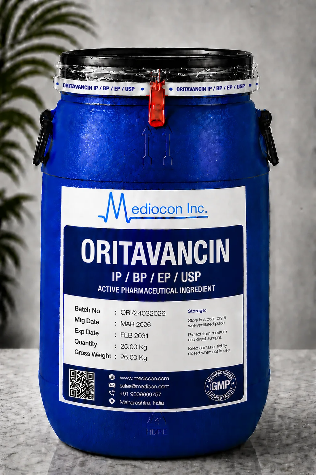 Oritavancin API Supplier Manufacturer Aurangabad Maharashtra India &mdash; Mediocon Inc