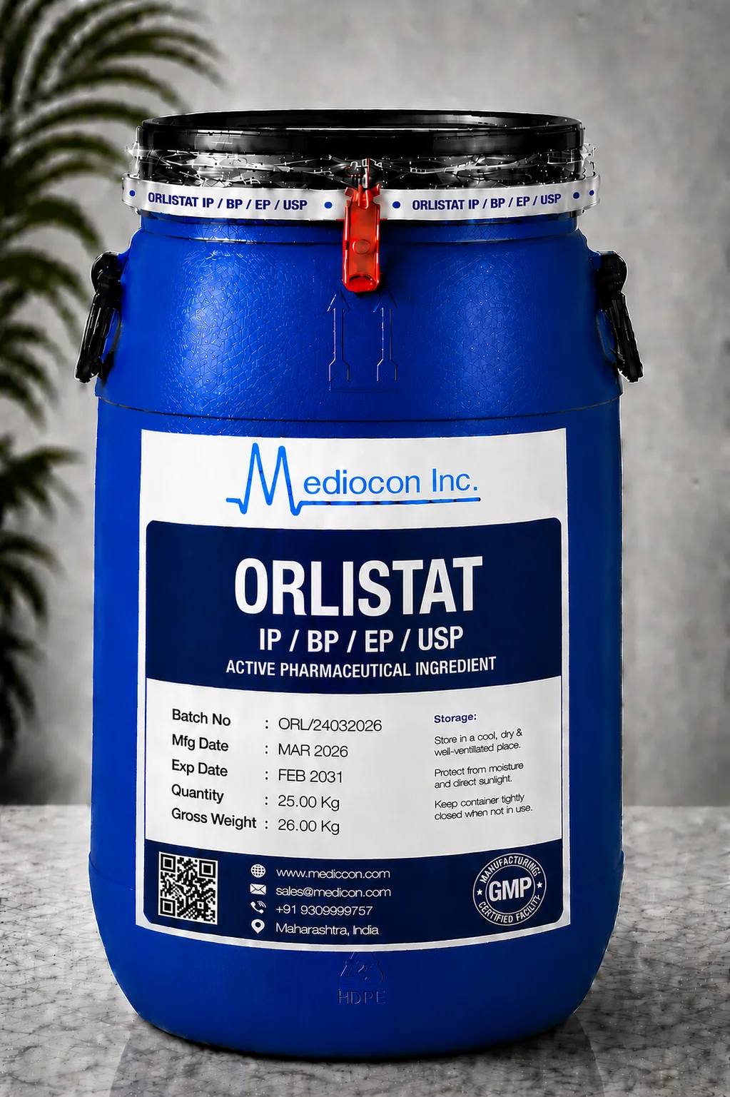 Orlistat API Supplier Manufacturer Aurangabad Maharashtra India &mdash; Mediocon Inc
