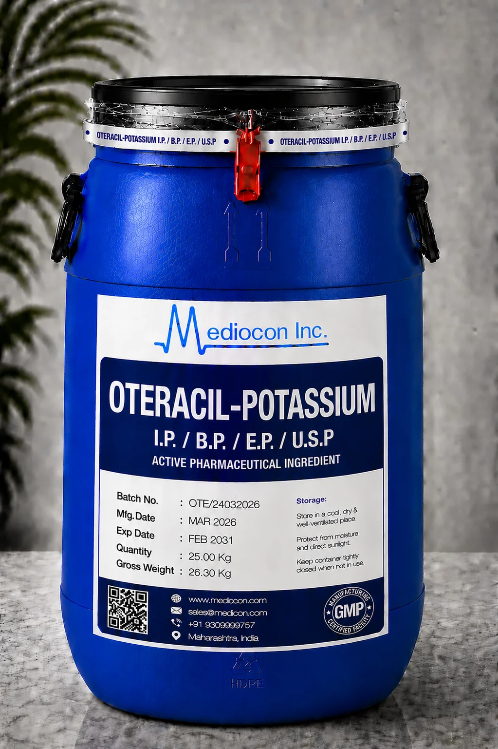 Oteracil Potassium API Supplier Manufacturer Aurangabad Maharashtra India &mdash; Mediocon Inc