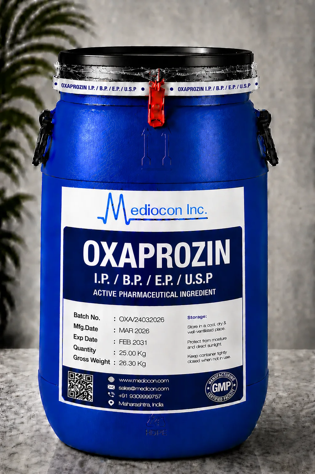 Oxaprozin API Supplier Manufacturer Aurangabad Maharashtra India &mdash; Mediocon Inc