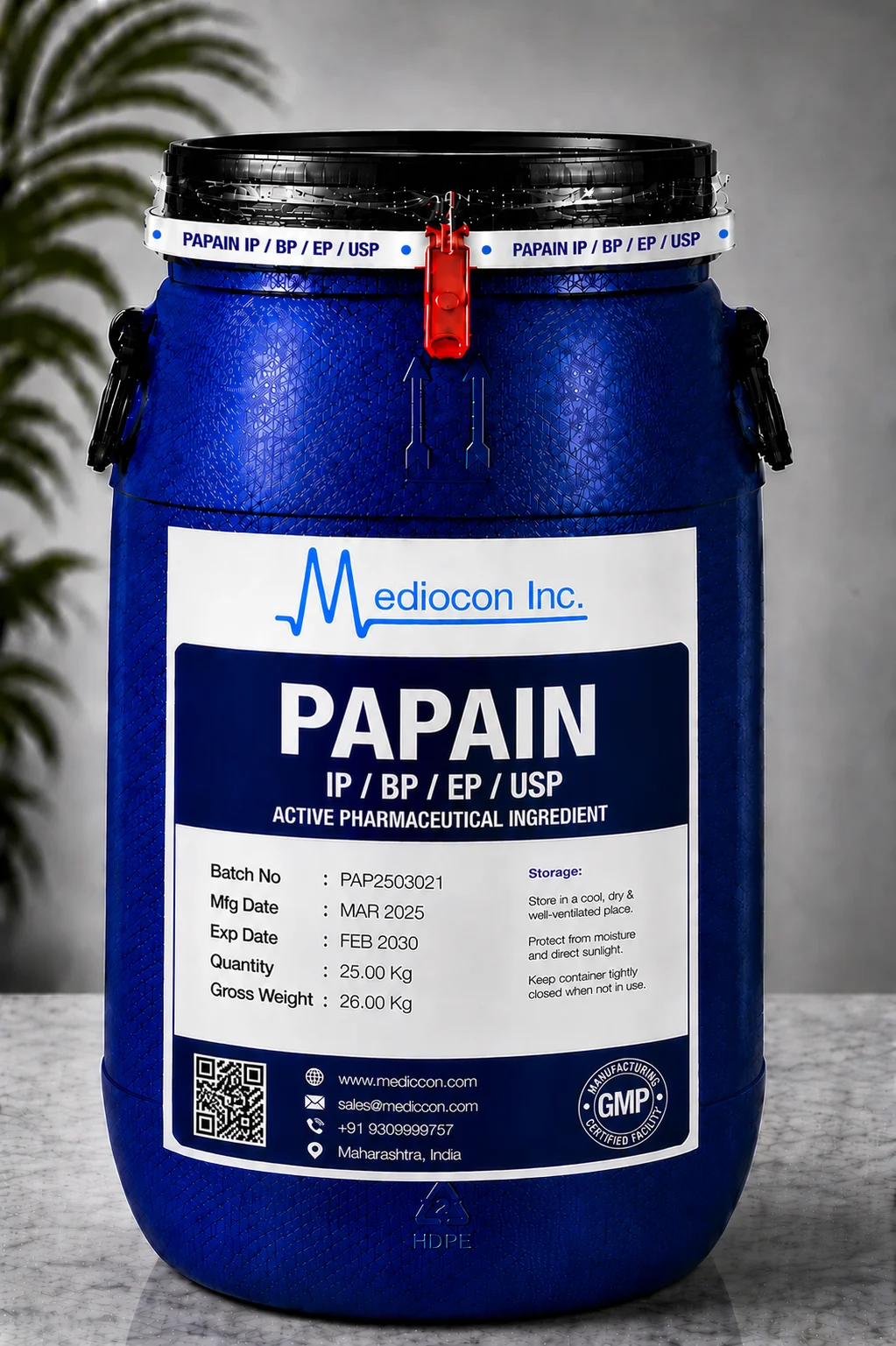 Papain API Supplier Manufacturer Aurangabad Maharashtra India &mdash; Mediocon Inc