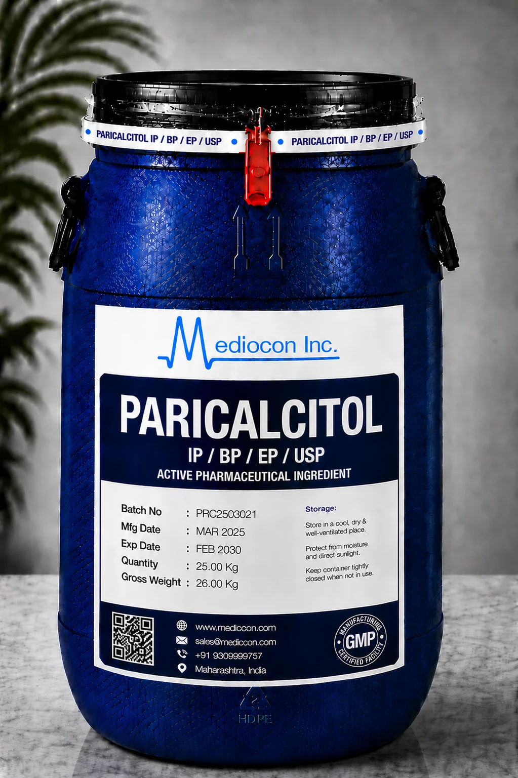 Paricalcitol API Supplier Manufacturer Aurangabad Maharashtra India &mdash; Mediocon Inc