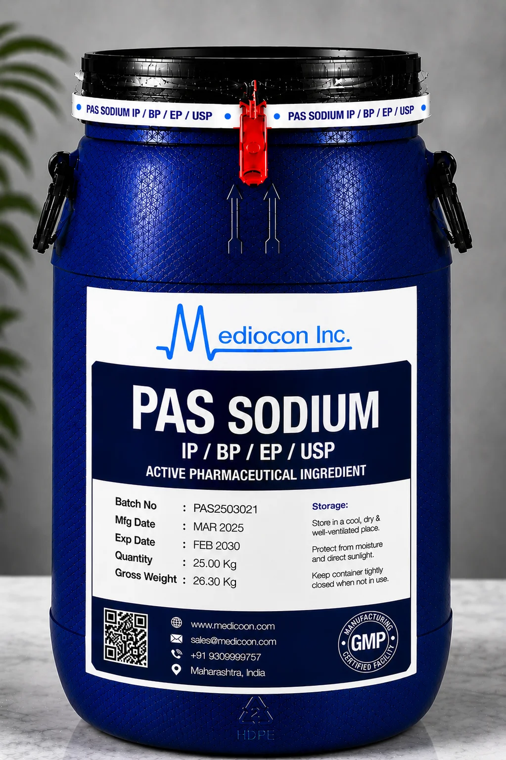 PAS Sodium API Supplier Manufacturer Aurangabad Maharashtra India &mdash; Mediocon Inc