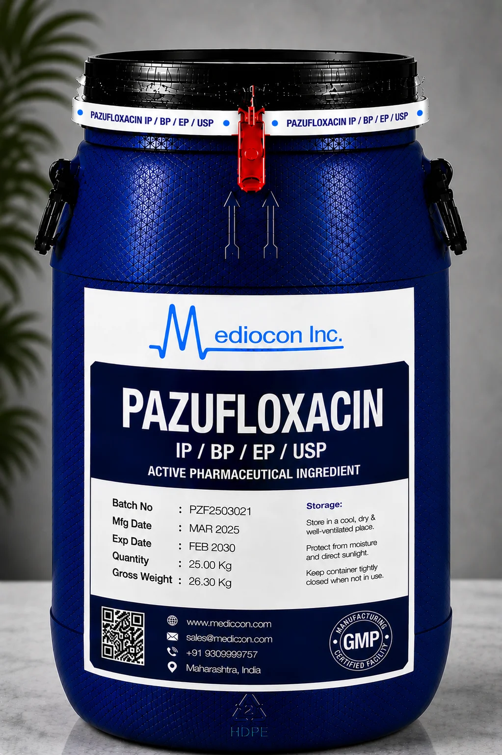 Pazufloxacin API Supplier Manufacturer Aurangabad Maharashtra India &mdash; Mediocon Inc