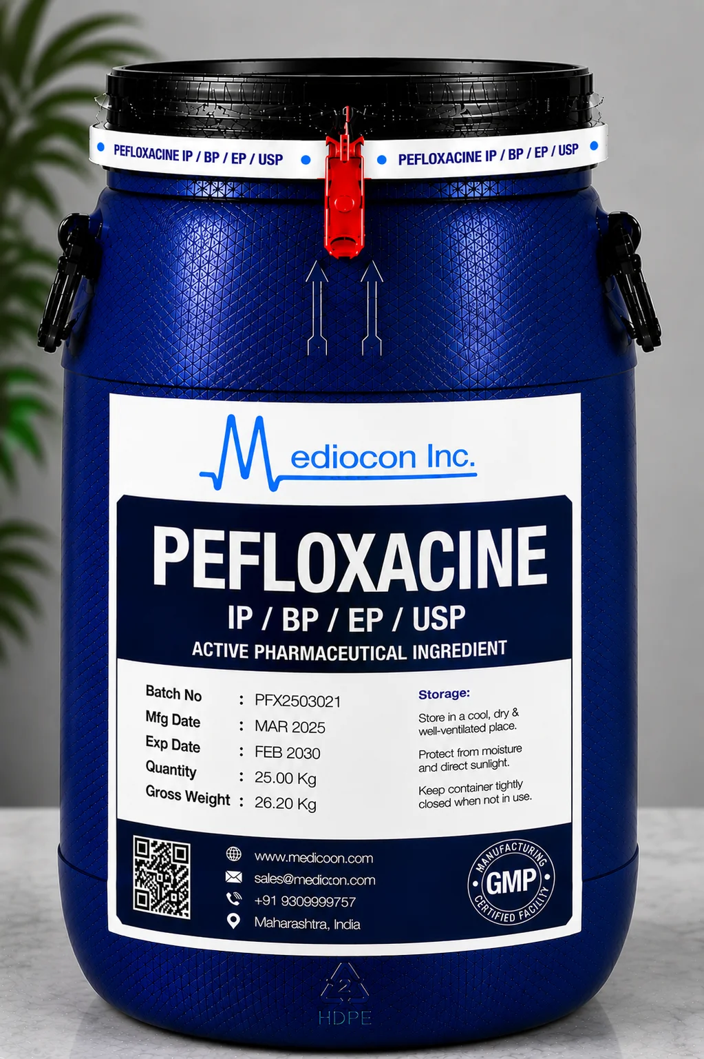 Pefloxacine API Supplier Manufacturer Aurangabad Maharashtra India &mdash; Mediocon Inc