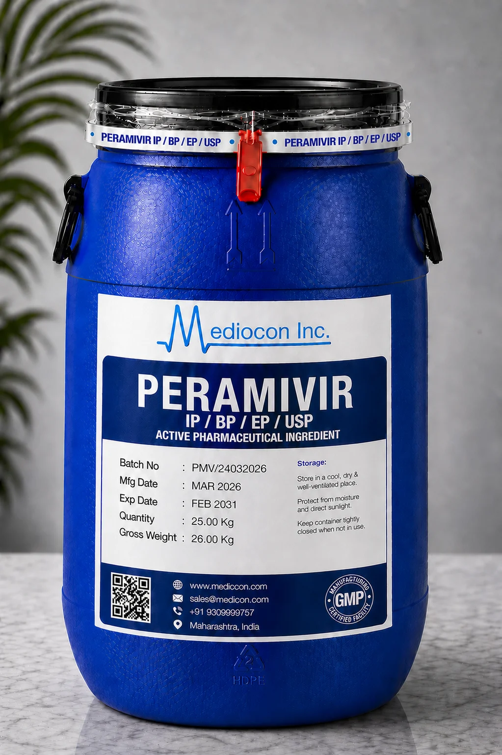 Peramivir API Supplier Manufacturer Aurangabad Maharashtra India &mdash; Mediocon Inc