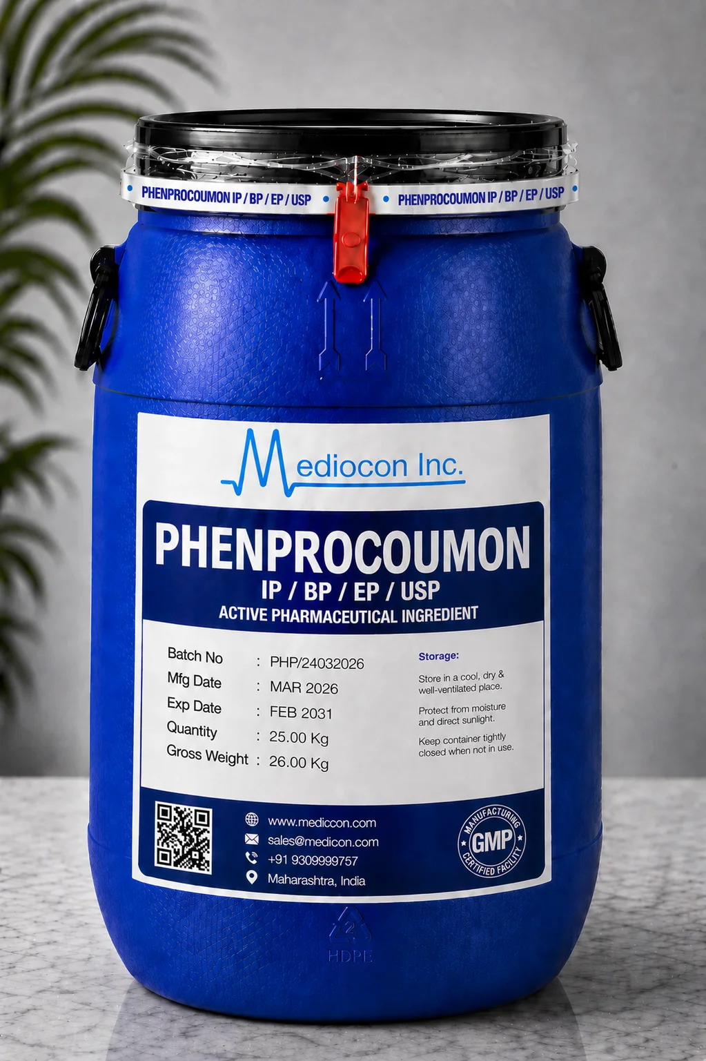 Phenprocoumon API Supplier Manufacturer Aurangabad Maharashtra India &mdash; Mediocon Inc