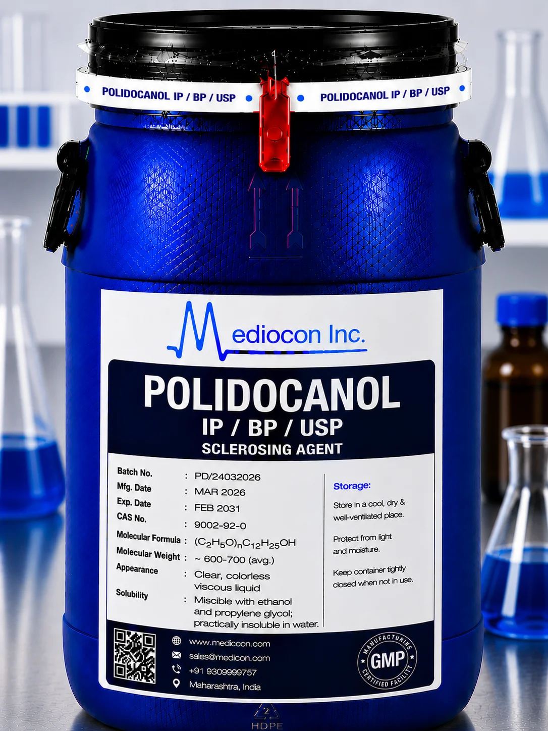 Polidocanol API Supplier Manufacturer Aurangabad Maharashtra India &mdash; Mediocon Inc
