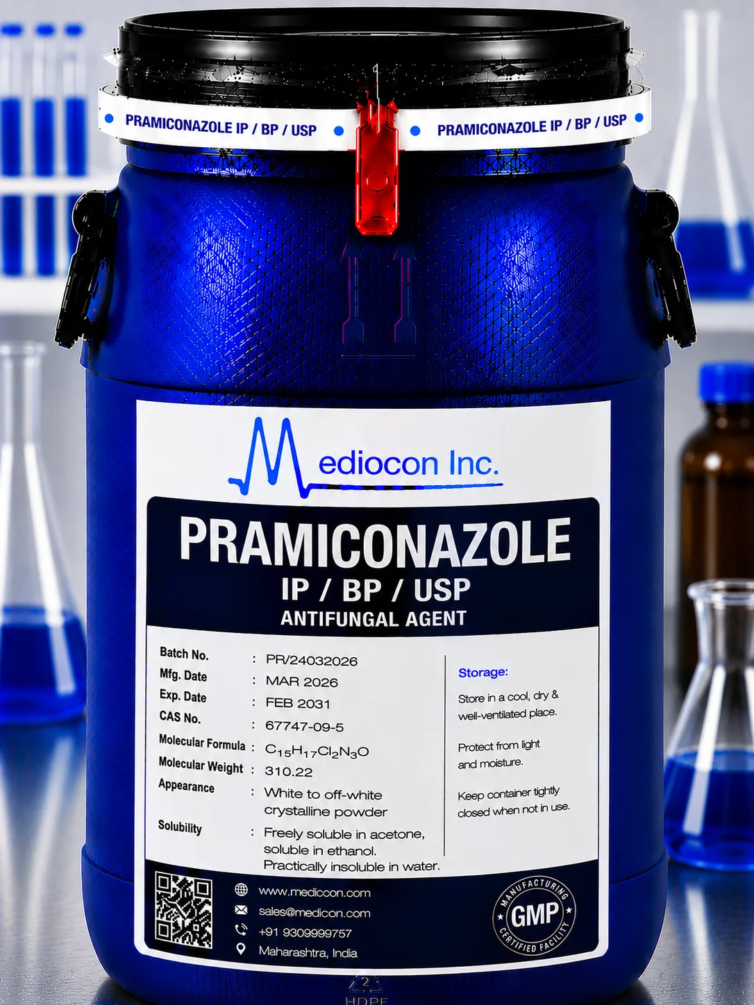 Pramiconazole API Supplier Manufacturer Aurangabad Maharashtra India &mdash; Mediocon Inc