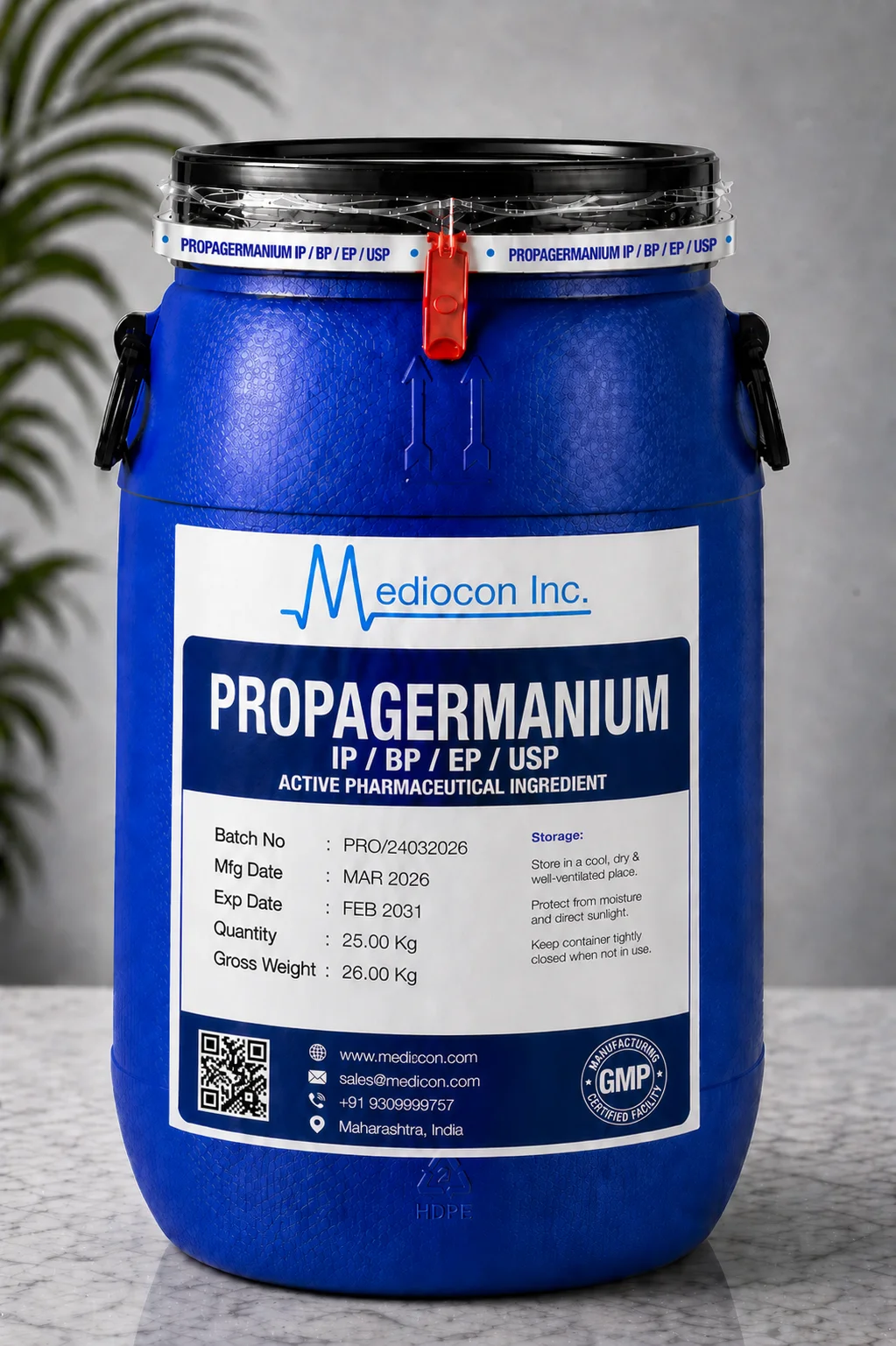 Propagermanium API Supplier Manufacturer Aurangabad Maharashtra India &mdash; Mediocon Inc
