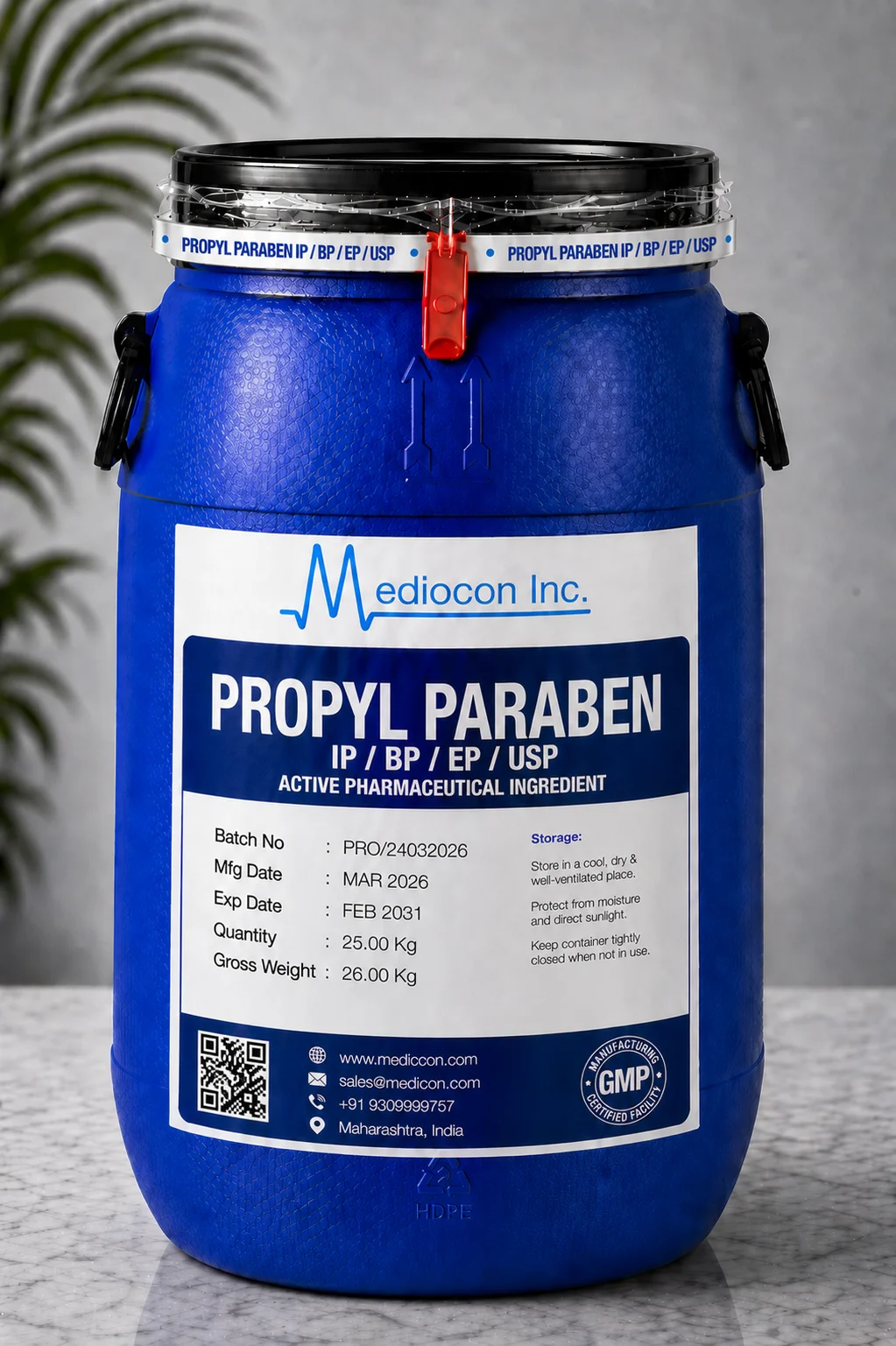 Propyl Paraben API Supplier Manufacturer Aurangabad Maharashtra India &mdash; Mediocon Inc