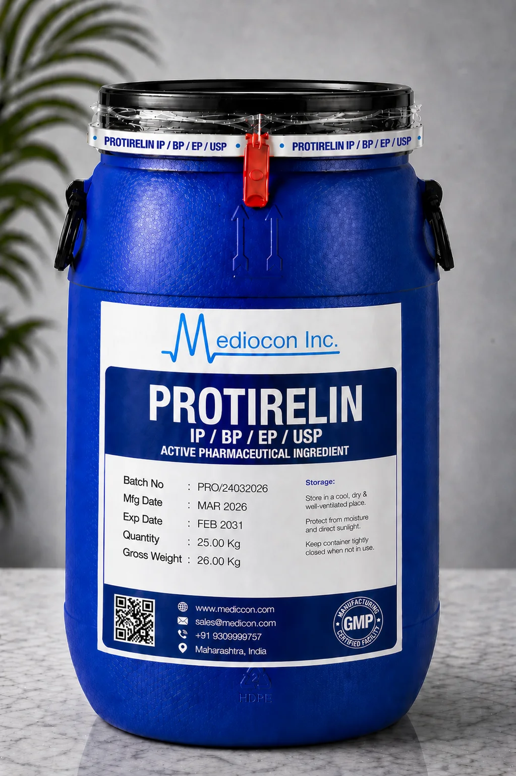 Protirelin API Supplier Manufacturer Aurangabad Maharashtra India &mdash; Mediocon Inc