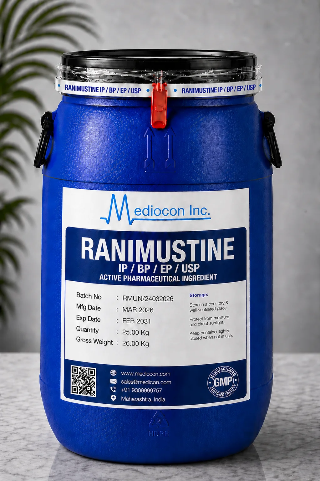 Ranimustine API Supplier Manufacturer Aurangabad Maharashtra India &mdash; Mediocon Inc