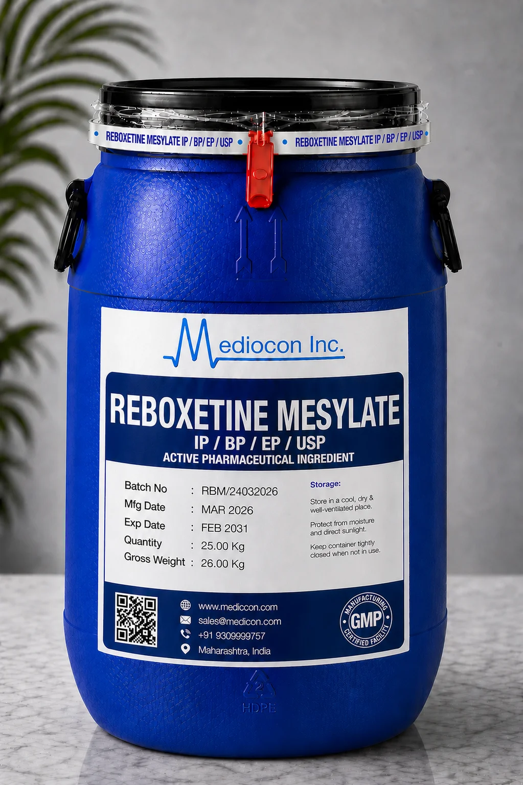 Reboxetine Mesylate API Supplier Manufacturer Aurangabad Maharashtra India &mdash; Mediocon Inc