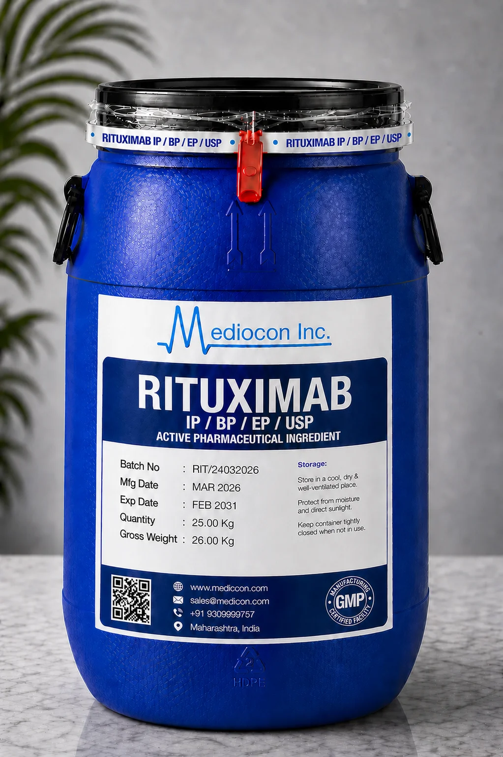 Rituximab API Supplier Manufacturer Aurangabad Maharashtra India — Mediocon Inc