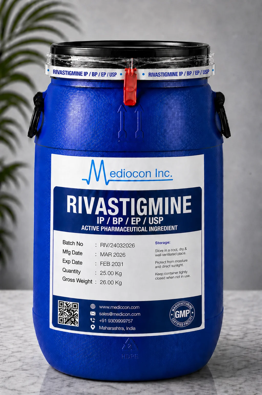 Rivastigmine API Supplier Manufacturer Aurangabad Maharashtra India &mdash; Mediocon Inc