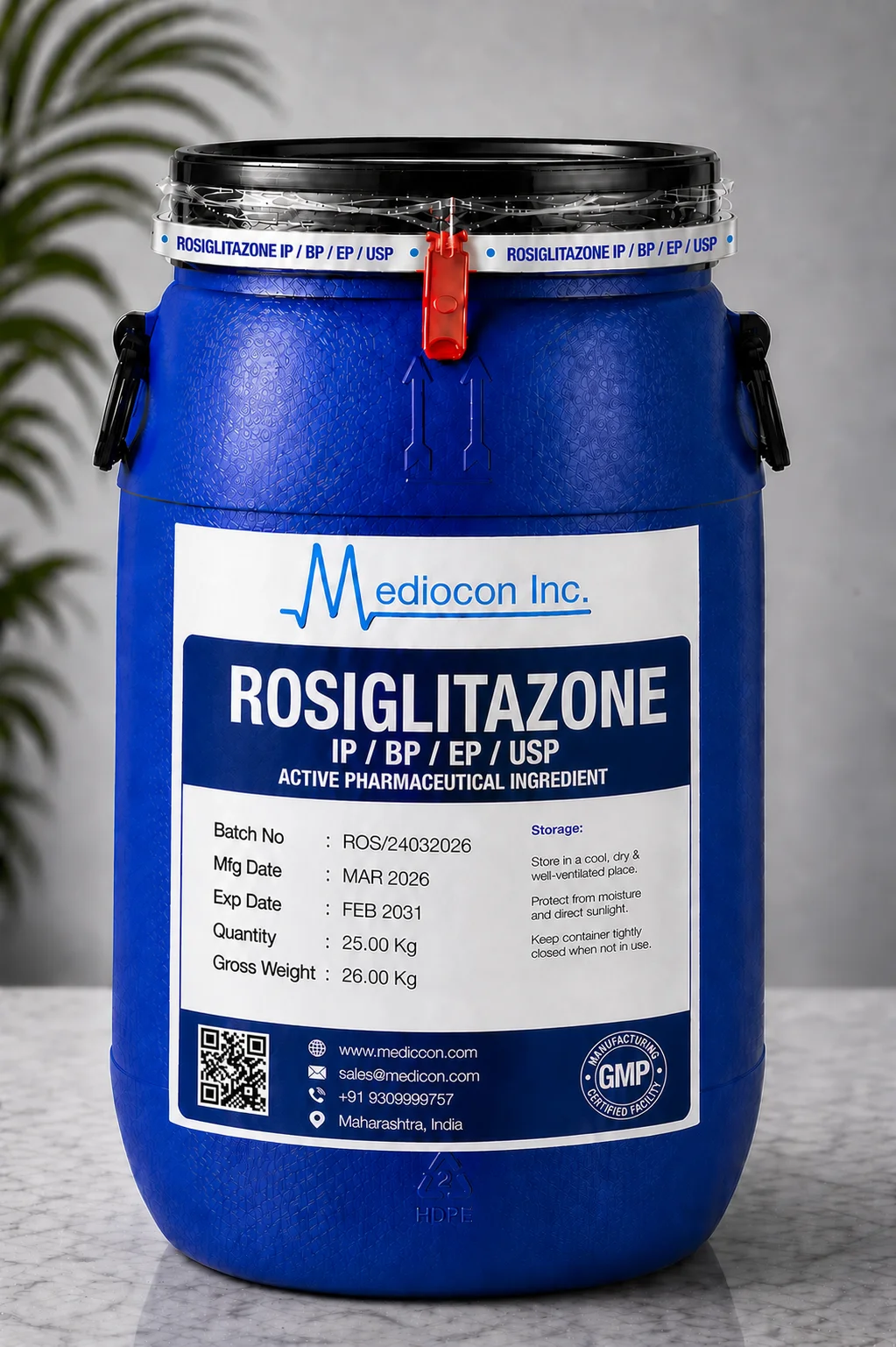 Rosiglitazone API Supplier Manufacturer Aurangabad Maharashtra India &mdash; Mediocon Inc