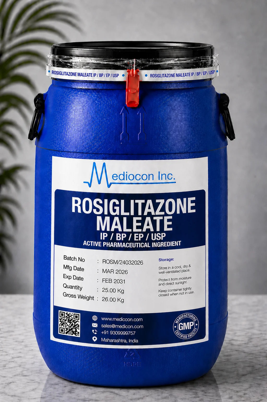Rosiglitazone Maleate API Supplier Manufacturer Aurangabad Maharashtra India &mdash; Mediocon Inc
