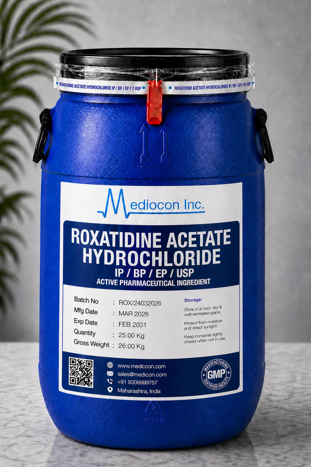 Roxatidine Acetate Hydrochloride API Supplier Manufacturer Aurangabad Maharashtra India &mdash; Mediocon Inc