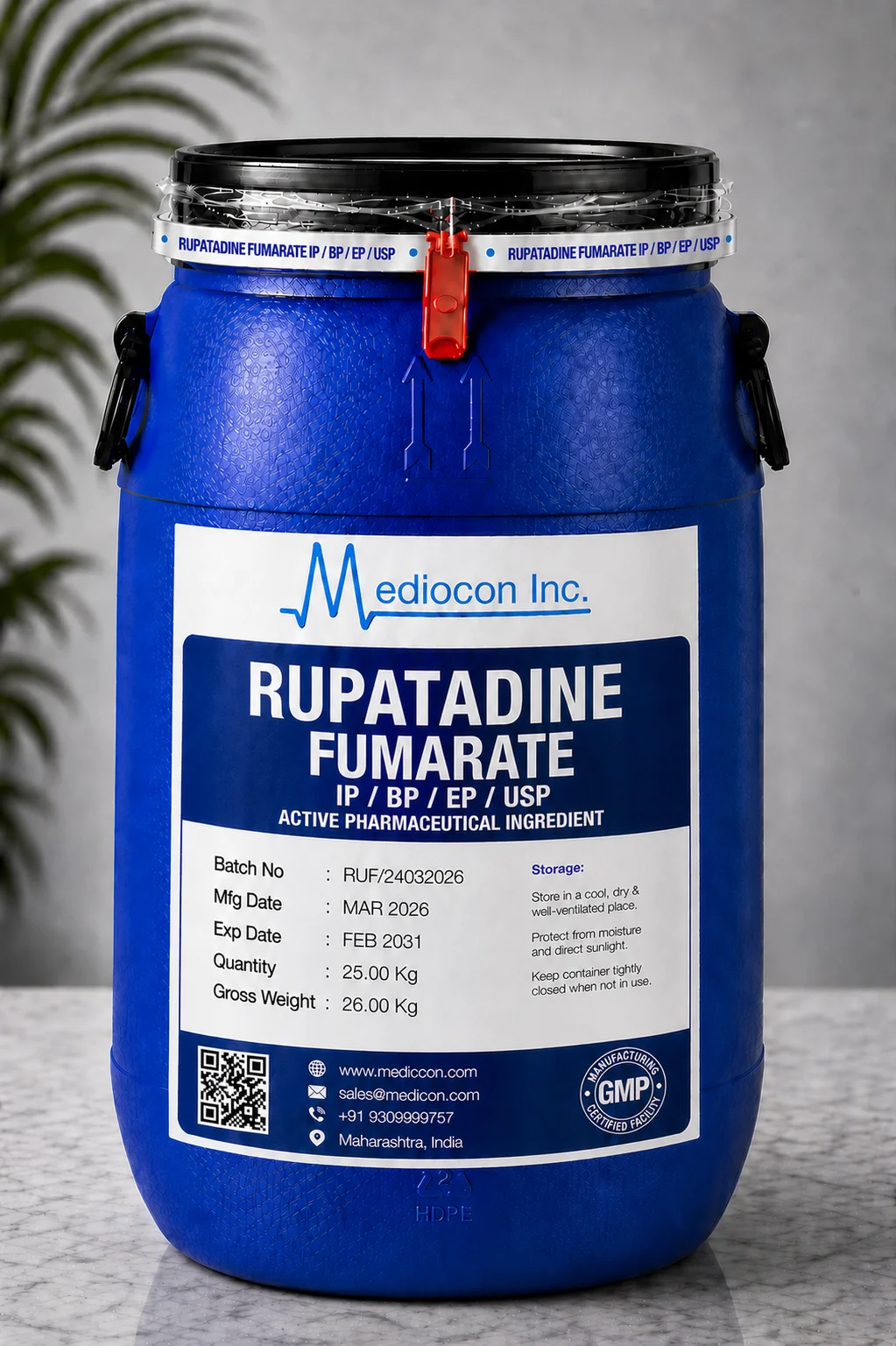 Rupatadine Fumarate API Supplier Manufacturer Aurangabad Maharashtra India &mdash; Mediocon Inc