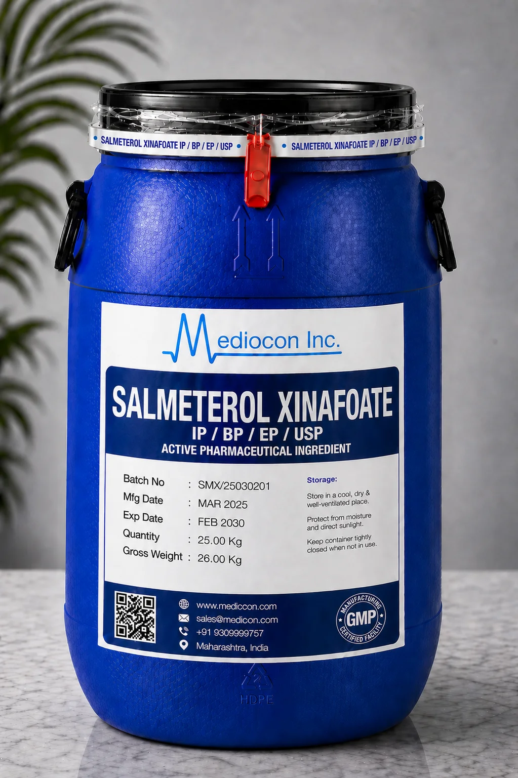 Salmeterol Xinafoate API — Mediocon Inc, Aurangabad Maharashtra India