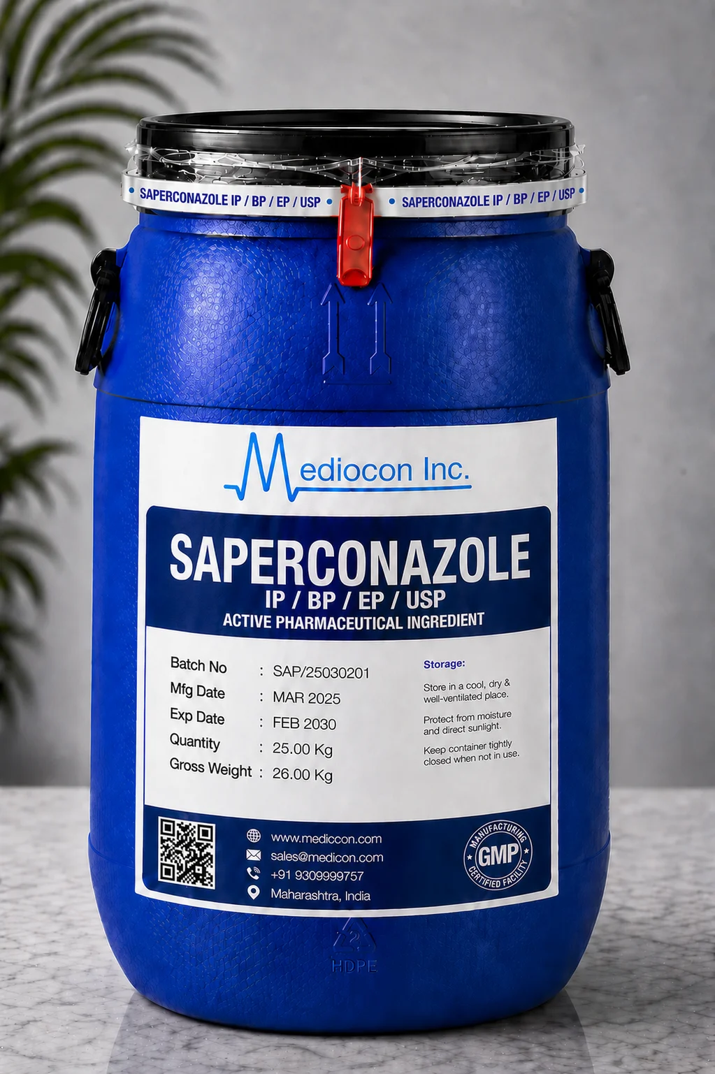 Saperconazole API — Mediocon Inc, Aurangabad Maharashtra India