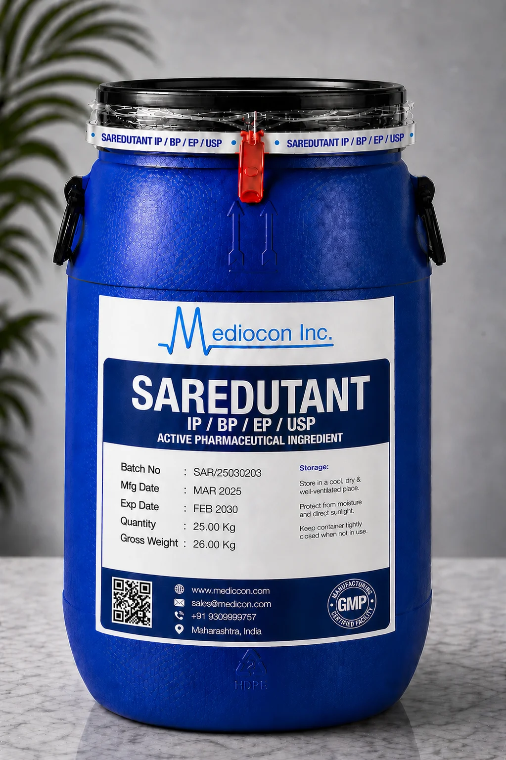 Saredutant API — Mediocon Inc, Aurangabad Maharashtra India