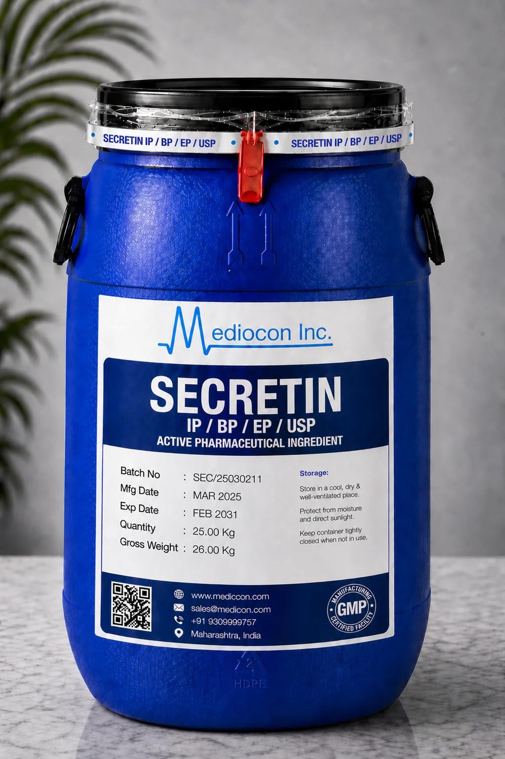 Secretin API — Mediocon Inc