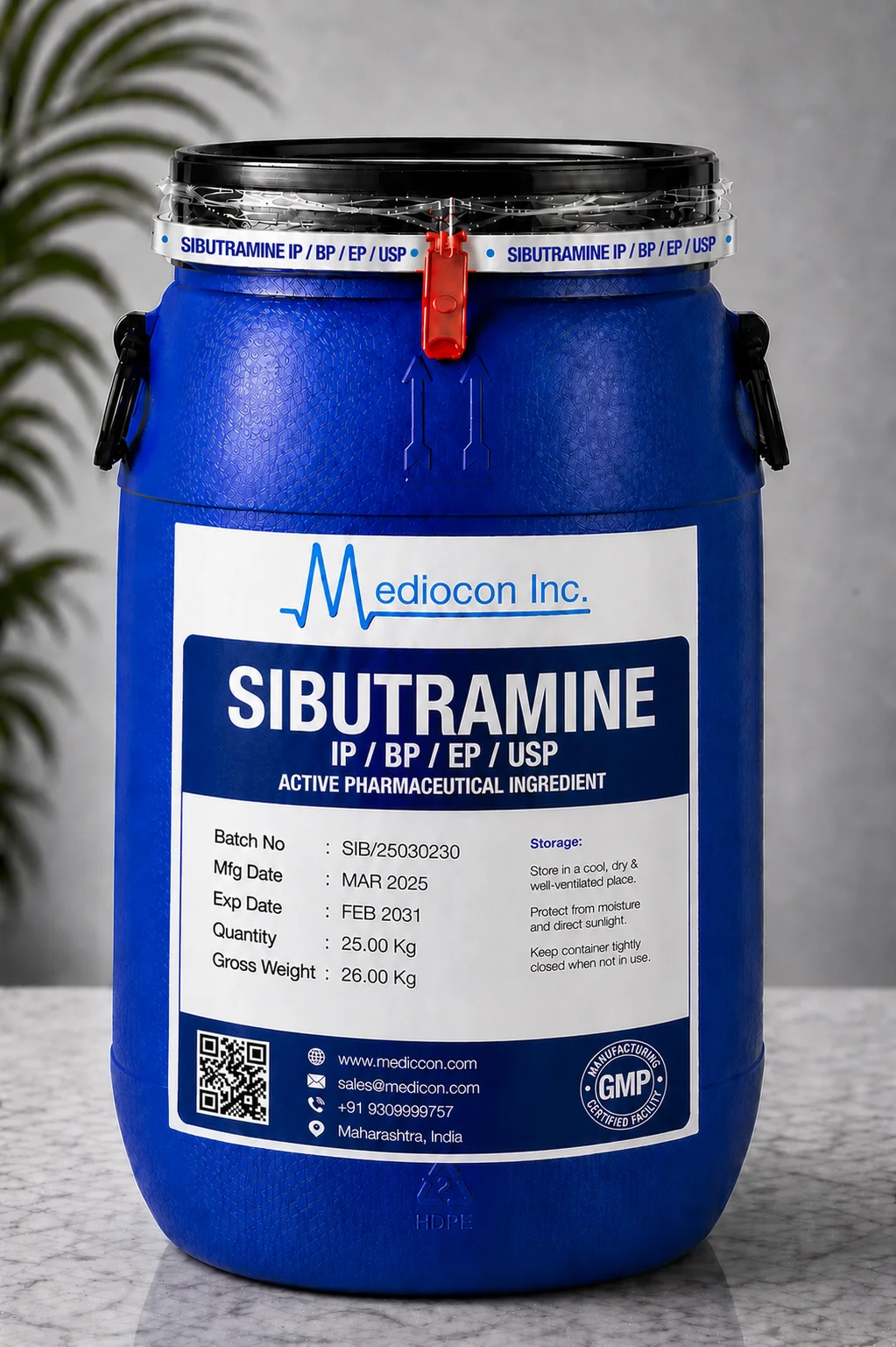 Sibutramine API Supplier Manufacturer Aurangabad Maharashtra India — Mediocon Inc