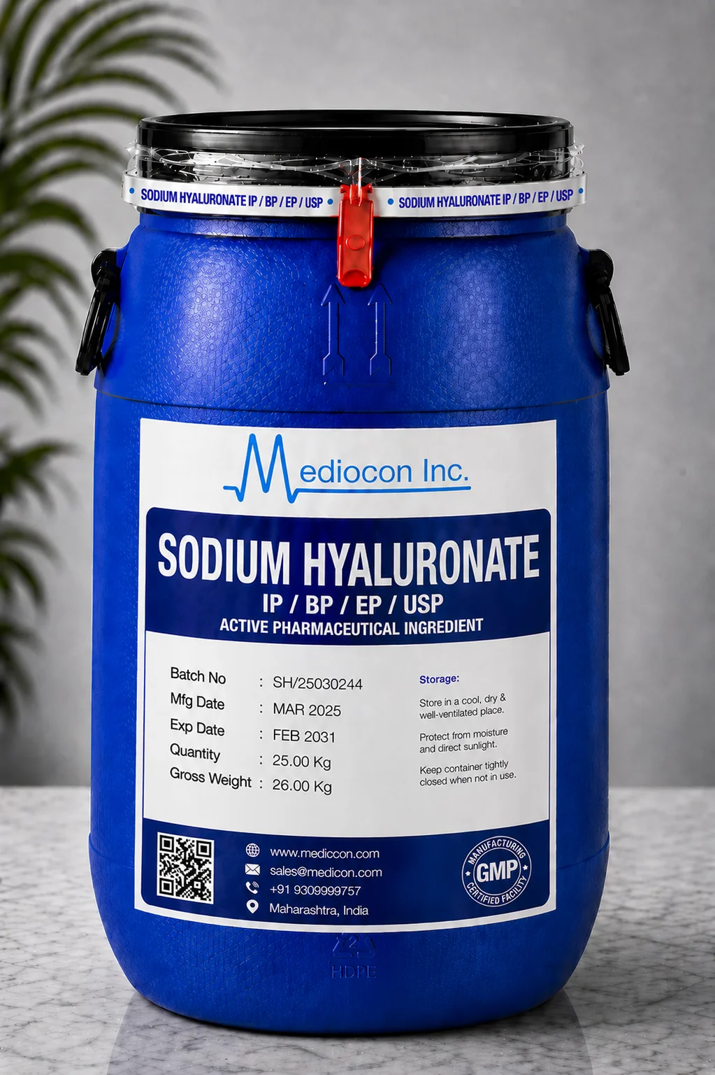 Sodium Hyaluronate API Supplier Manufacturer Aurangabad Maharashtra India — Mediocon Inc