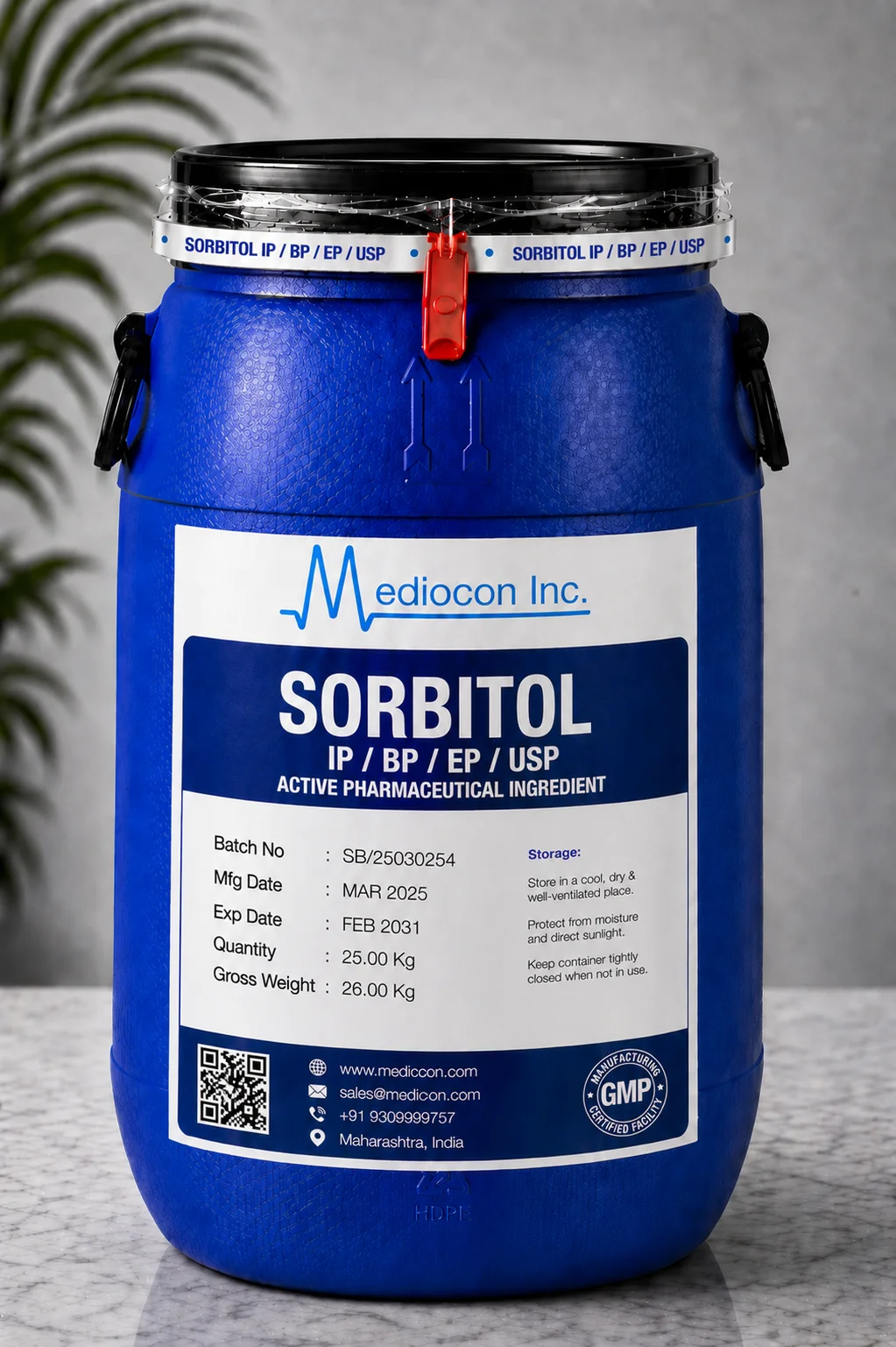 Sorbitol API Supplier Manufacturer Aurangabad Maharashtra India — Mediocon Inc