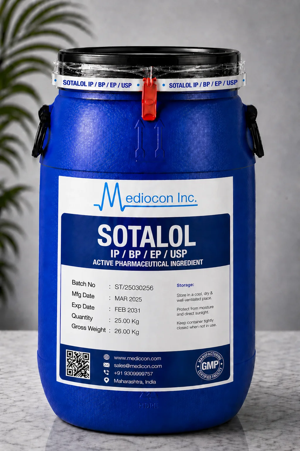 Sotalol API Supplier Manufacturer Aurangabad Maharashtra India — Mediocon Inc