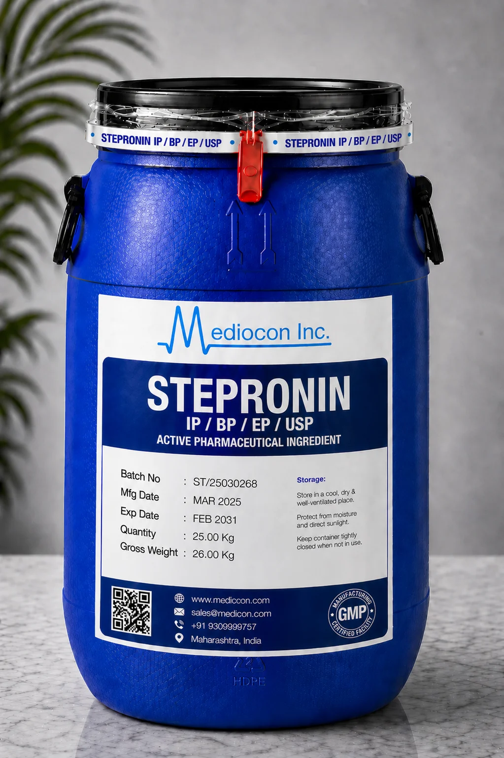 Stepronin API Supplier Manufacturer Aurangabad Maharashtra India &mdash; Mediocon Inc