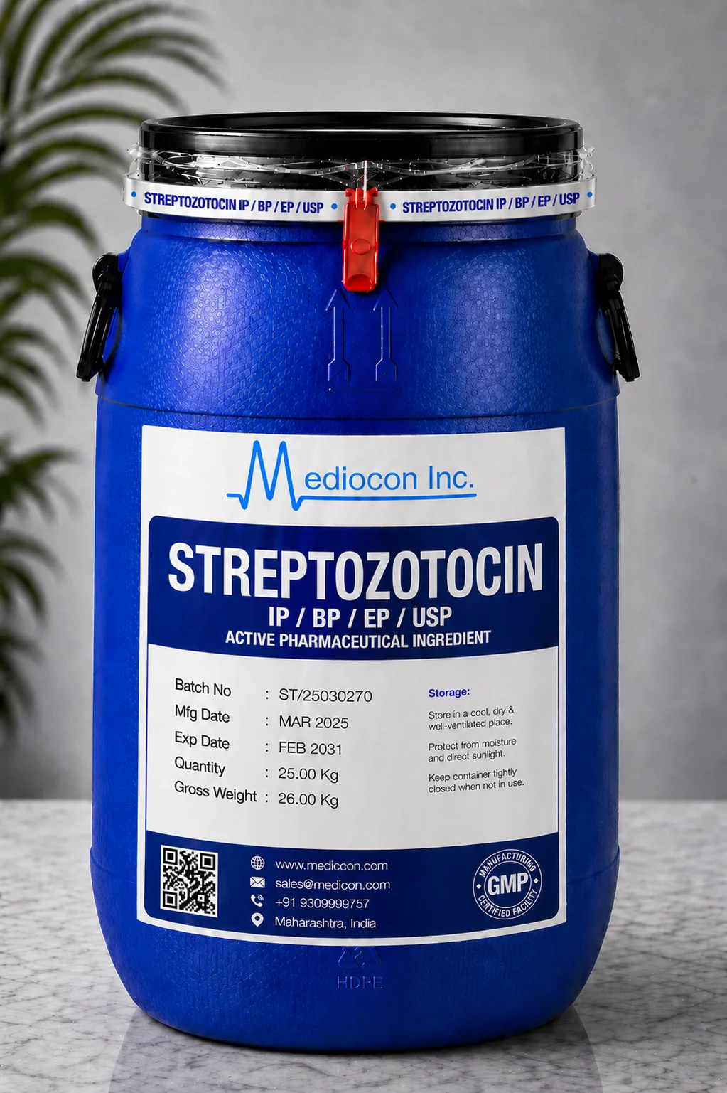 Streptozotocin API — Mediocon Inc, Aurangabad Maharashtra India