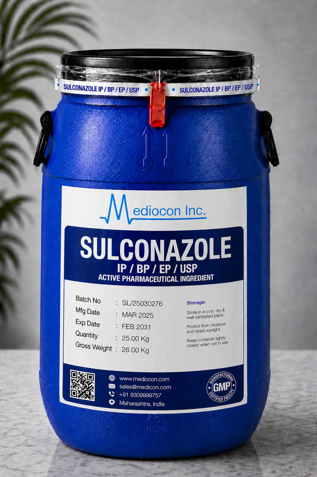 Sulconazole API — Mediocon Inc, Aurangabad Maharashtra India