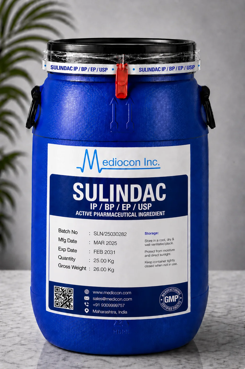 Sulindac API — Mediocon Inc, Aurangabad Maharashtra India